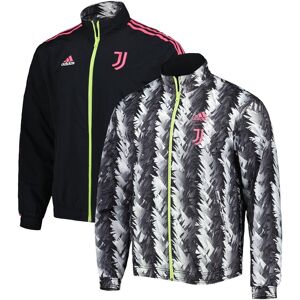 Men's adidas Black Juventus 2022/23 On-Field Team Logo Anthem Reversible Full-Zip Jacket - Black