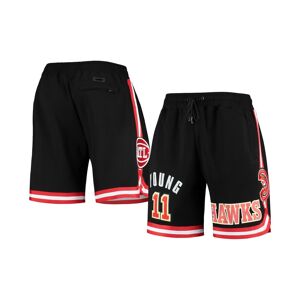 Pro Standard Men's Trae Young Black Atlanta Hawks Historic Logo Player Shorts - Black