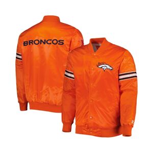 Men's Starter Orange Denver Broncos The Pick and Roll Full-Snap Jacket - Orange