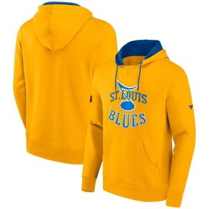 Fanatics Men's Fanatics Gold St. Louis Blues Special Edition 2.0 Team Logo Pullover Hoodie - Gold