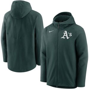 Nike Men's Nike Green, Oakland Athletics Authentic Collection Full-Zip Hoodie Performance Jacket - Green