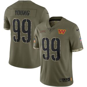 Nike Men's Nike Chase Young Olive Washington Commanders 2022 Salute To Service Limited Jersey - Olive