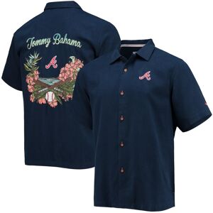 Tommy Bahama Men's Tommy Bahama Navy Atlanta Braves Baseball Bay Button-Up Shirt - Navy