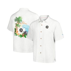 Men's Tommy Bahama White Florida State Seminoles Castaway Game Camp Button-Up Shirt - White