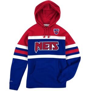 Mitchell & Ness New Jersey Nets Men's Head Coach Hoodie - Red