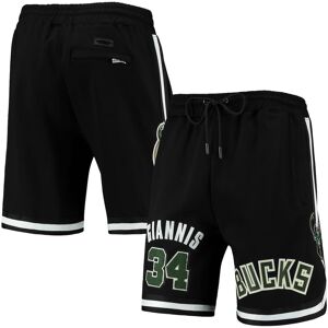 Pro Standard Men's Pro Standard Giannis Antetokounmpo Black Milwaukee Bucks Player Replica Shorts - Black