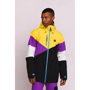 Oosc Fresh Pow Ski & Snowboard Men's Jacket - Yellow, purple, black