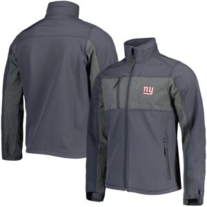 Dunbrooke Men's Dunbrooke Graphite New York Giants Circle Zephyr Softshell Full-Zip Jacket - Graphite