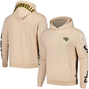 The Wild Collective Men's and Women's The Wild Collective Cream Jacksonville Jaguars Heavy Block Pullover Hoodie - Cream