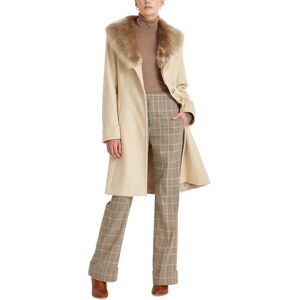 Ralph Lauren Lauren Ralph Lauren Women's Wool Blend Walker Coat - Cream/Beige