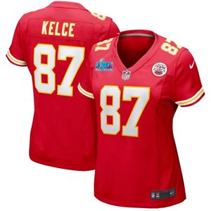 Nike Women's Nike Travis Kelce Red Kansas City Chiefs Super Bowl Lvii Patch Game Jersey - Red