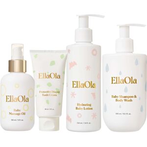 Ellaola The Baby's Essential Skincare Bundle (4 Pieces) - White