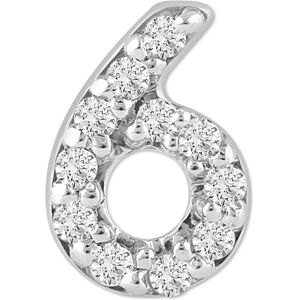 Macy's Diamond Single Stud Earring (1/20 ct. t.w.) in 14k White Gold