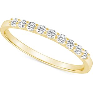 Macy's Diamond Wedding Band (1/4 ct. t.w.) in 14k Gold - Yellow Gold