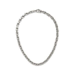 Chisel Stainless Steel 20 inch Link Necklace - Silver