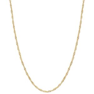 Macy's 18 30 Singapore Chain Necklaces In 14k Gold