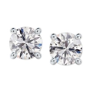 Portfolio by De Beers Forevermark Diamond Stud Earrings (1/2 ct. t.w.) in 14k White, Yellow or Rose Gold - White Gold