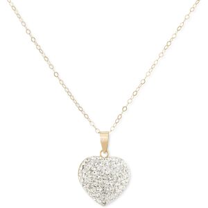 Macy's Crystal Pave Heart 18