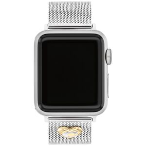 Coach Silver-Tone Stainless Steel Mesh Bracelet for 38, 40, 41mm Apple Watch - Silver