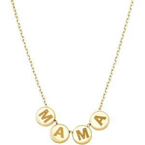 Macy's Mama Four Disc Sliding Pendant Necklace in 10k Gold, 16