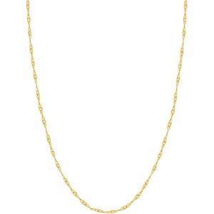 Macy's 14K Yellow Gold .85 mm Singapore 20