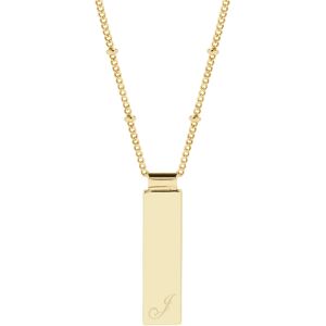 brook & york Maisie Initial Gold-Plated Pendant Necklace - Gold - J