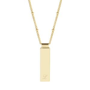 brook & york Maisie Initial Gold-Plated Pendant Necklace - Gold - L