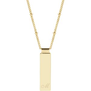 brook & york Maisie Initial Gold-Plated Pendant Necklace - Gold - M