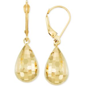 Macy's Mirror-Cut Teardrop Drop Earrings in 14k Gold - Yellow Gold