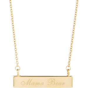 brook & york 14K Gold Plated Mama Bear Bar Necklace - Gold-plate