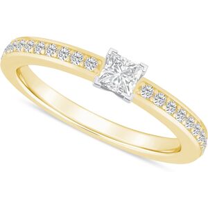 Macy's Diamond Princess Engagement Ring (1/2 ct. t.w.) in 14k Gold - Yellow Gold