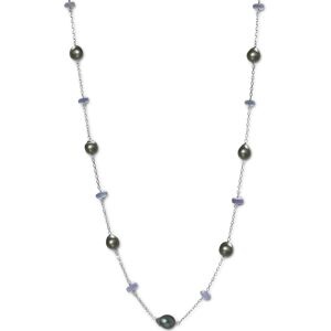 Macy's Cultured Tahitian Pearl (9mm) & Tanzanite (3 ct. t.w.) 24