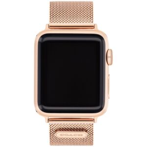 Coach Rose Gold-Tone Mesh Bracelet 38/40/41mm Apple Watch Band - Rose Gold-Tone