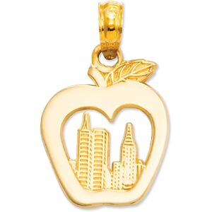 Macy's 14k Gold Charm, New York Skyline in Apple Charm