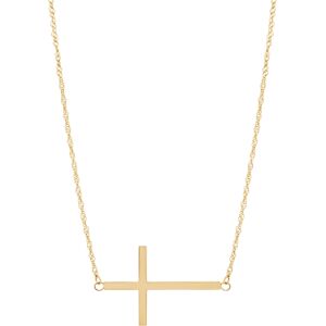 Macy's Polished East-West Cross 18