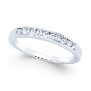 Macy's Diamond Band Ring (1/4 ct. t.w.) in 14k White Gold - White Gold