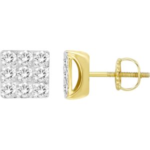 Macy's Men's Diamond (1/4 ct. t.w.) Earring Set in 10k Yellow Gold - Yellow