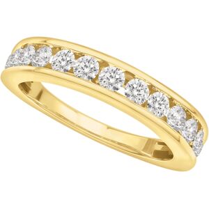 Macy's Certified Diamond Channel Band (2 ct. t.w.) in 14K White Gold or Yellow Gold - Yellow Gold