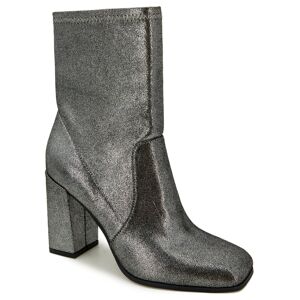 Kenneth Cole New York Women's Jax Block Heel Stretch Boots - Pewter