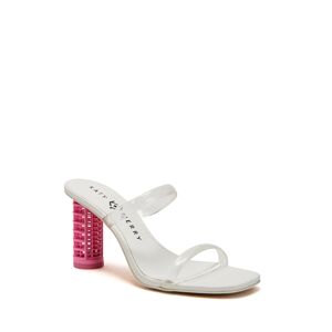 Katy Perry Women's The Curlie Slip-on Sandal - Clear, White