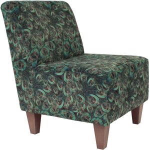 Foxhill Trading Amanda Armless Slipper Chair - Multi