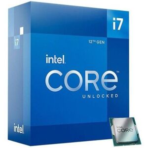 Intel BX8071512700K 125 watt 8 Cores up to 5.0 gHz Unlocked LGA1700 600 Series Chipset Core i7-12700K Desktop Processor - Black