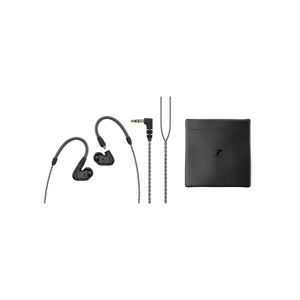 Sennheiser Ie 200 In-Ear Audiophile Headphones - True Response Transducers for Neutral Sound, Impactful Bass, Detachable Braided Cable with Flexible E