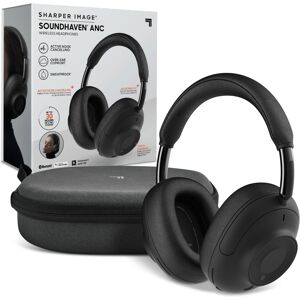 Sharper Image Sound Haven Active Noise Cancelling Over Ear Headphones - Black