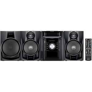 Sharp 5-Disc Mini Bluetooth Shelf Speaker Systems - Black