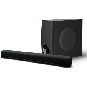 Yamaha Sr-C30A 2.1 Channel Compact Sound Bar System with Wireless 50W Subwoofer - Black