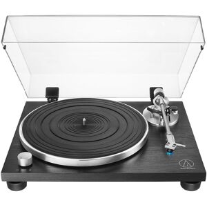 Technica AudioTechnica At-LPW30BKR Fully Manual Belt-Drive Turntable (Black Wood) - Black