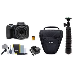 Kodak Pixpro AZ528 16MP Astro Zoom Digital Camera with 52x Optical Zoom Bundle - Black