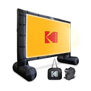 Kodak Inflatable Projector Screen, 17ft Blow Up Outdoor Movie Screen - Black