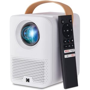 Kodak Flik HD9 Smart Projector with Android Tv, Wifi and Bluetooth - White